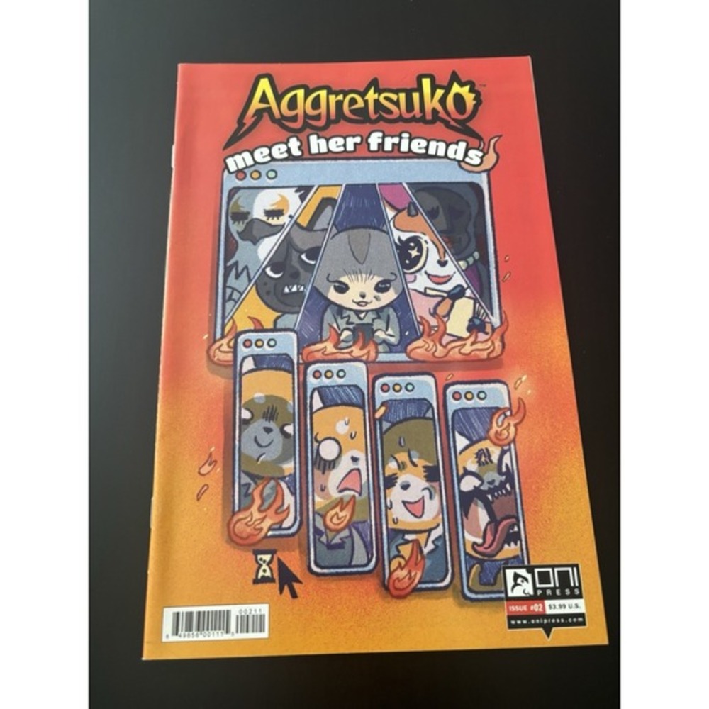 Aggretsuko Meet Her Friends #2 Oni Press‎ Variant Cover Comics Book